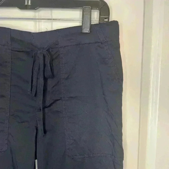 Lou & Grey Navy Blue Crop Pants - Picture 2 of 6